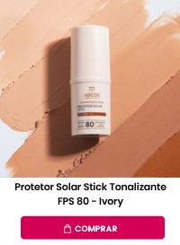 banner produto Protetor Solar Stick Tonalizante FPS 80 - Ivory